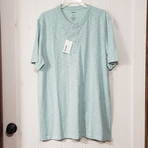 NWOT Men's XLT: 'SONOMA' Green Henley Shirt